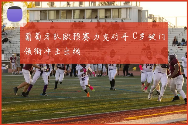 葡萄牙队欧预赛力克对手 C罗破门领衔冲击出线